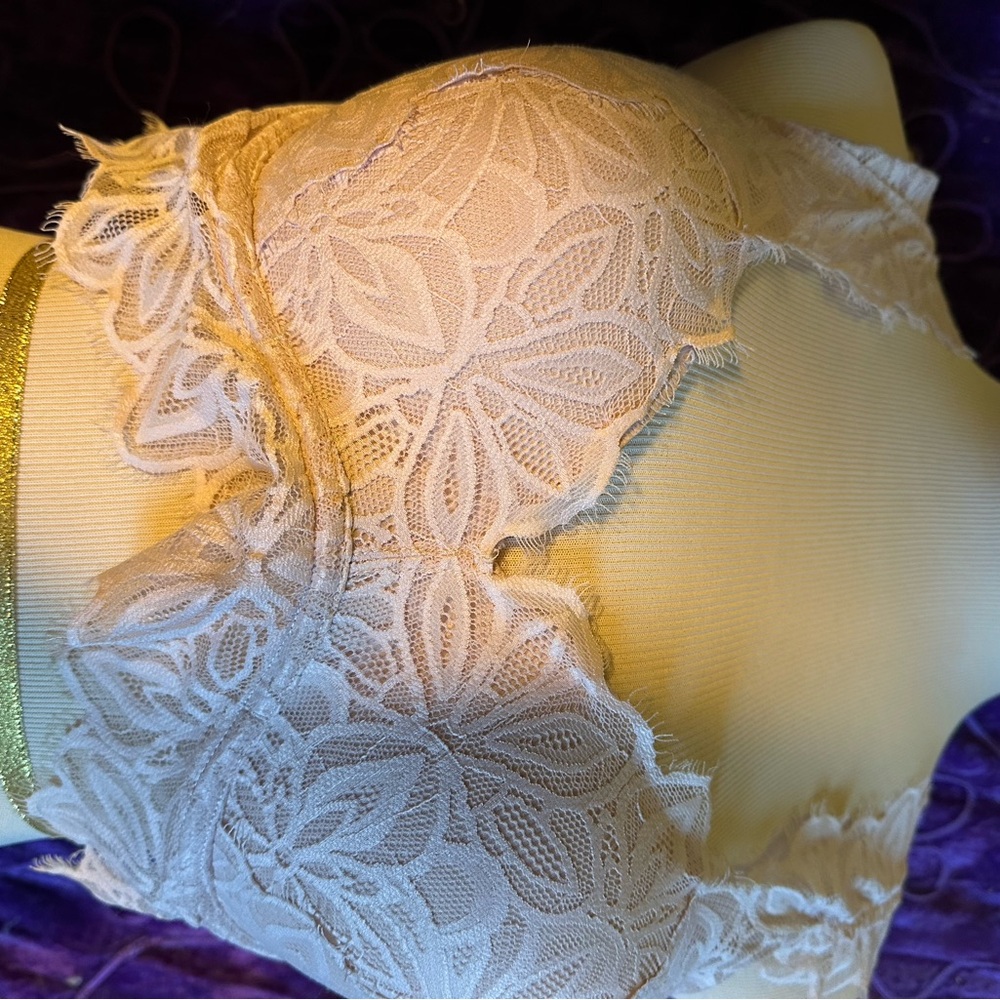 Elegant Lace Bralette in pink